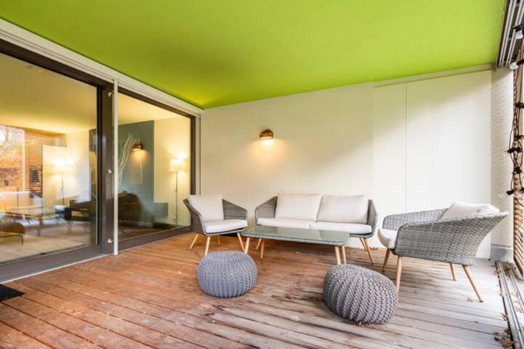 Luxus Wohnung Mit Garten Zürih Dış mekan fotoğraf