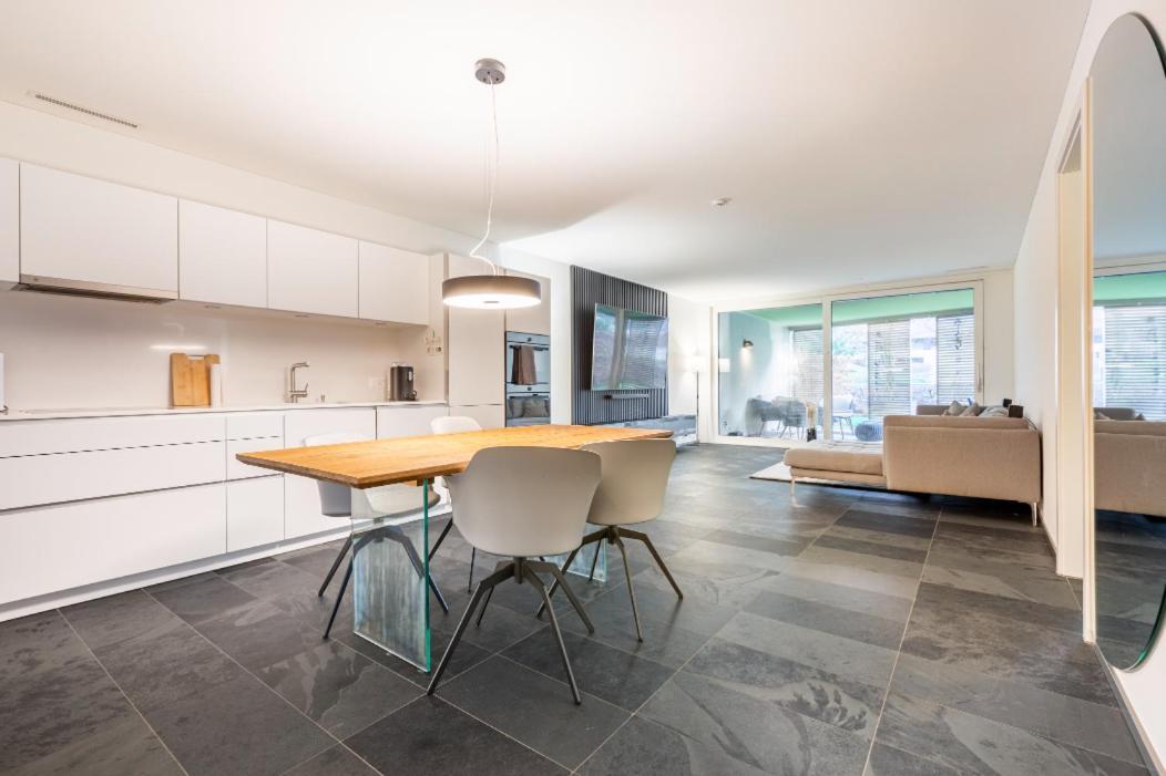 Luxus Wohnung Mit Garten Zürih Dış mekan fotoğraf