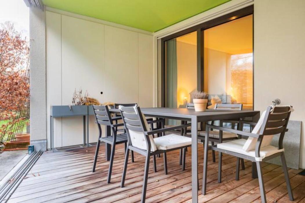 Luxus Wohnung Mit Garten Zürih Dış mekan fotoğraf
